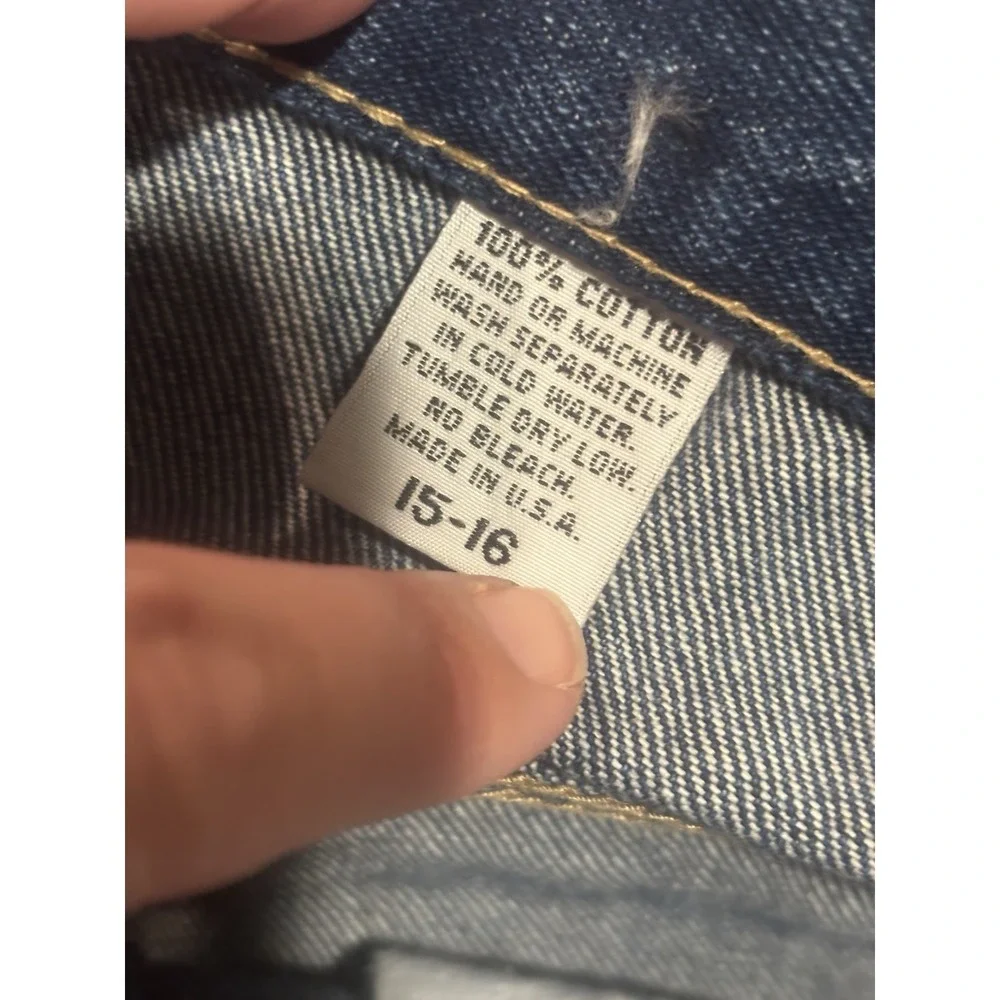 NEW Vintage Solo Semore Jeans 90s Made‎ In USA Women 15/16 Straight Med Wash